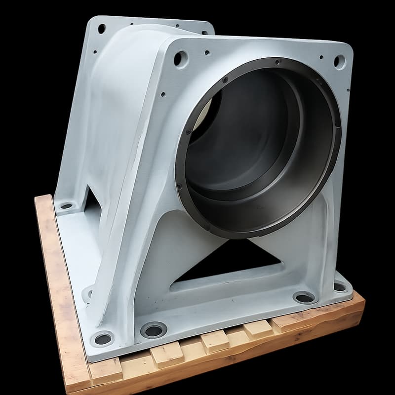 Main bearing housing machined