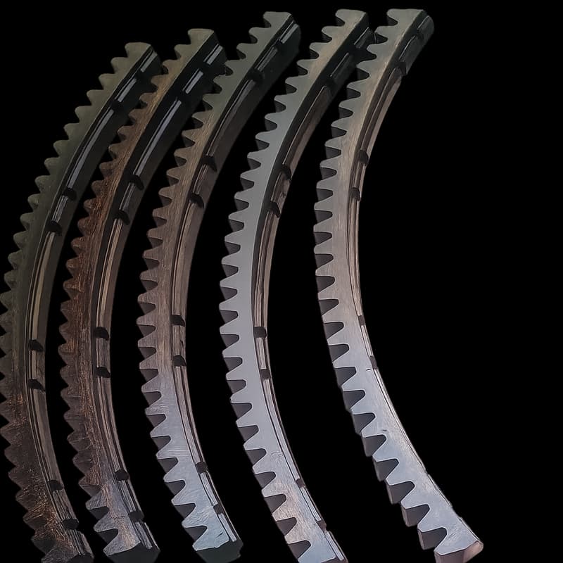 Yaw ring gear segment 6 holes